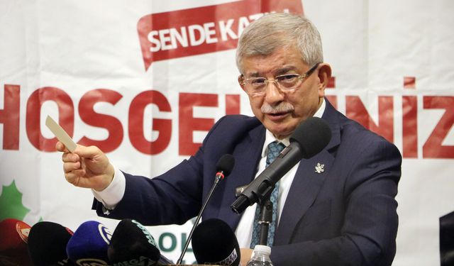 Gelecek Partisi Genel Başkanı Davutoğlu, Alanya'da gündemi konuştu