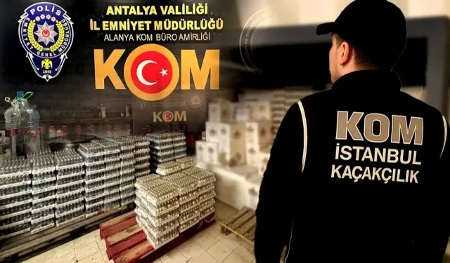 Kaçak ve sahte alkol operasyonunda 179 şüpheliye adli işlem