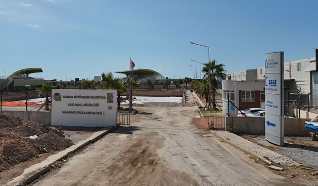 Manavgat Atıksu Arıtma Tesisi'nin kapasitesi artırılıyor