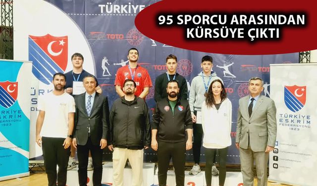 Cengizhan'dan büyük başarı: Gençler Türkiye Şampiyonası’nda Gümüş Madalya