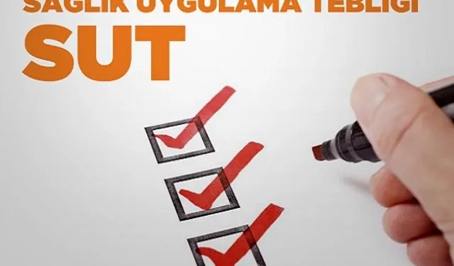 SUT değişiklikleri Resmi Gazete'de