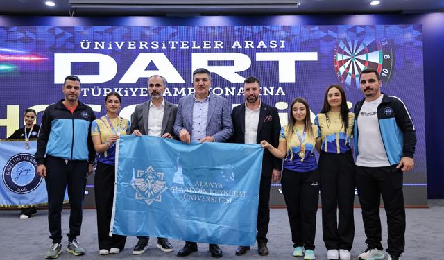 ALKÜ, Dart Şampiyonasında hedefi 12’den vurdu