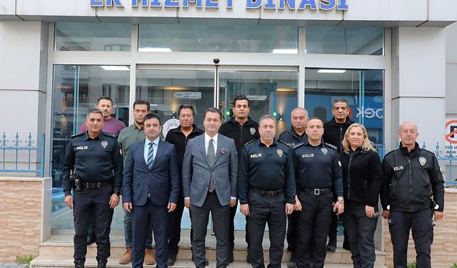 Alanya Kaymakamı polis merkezini ziyaret etti