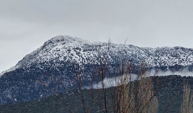O dağa ilk kar düştü