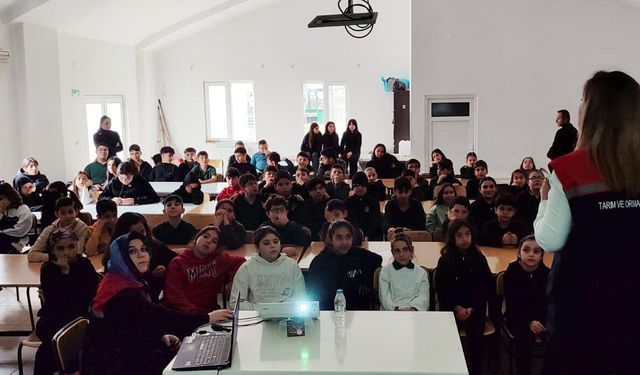 Öğrencilere güvenilir gıda ve israfı önleme eğitimi