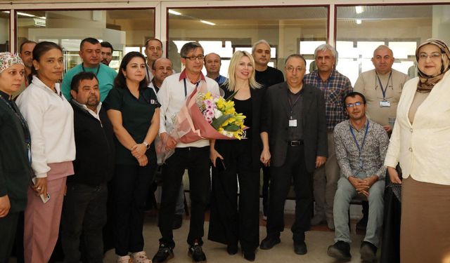 Rektör Özkan, engelli çalışanlarla bir araya geldi