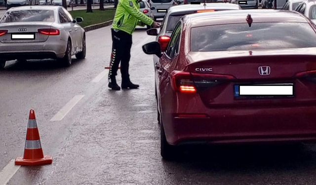 Antalya'da son 1 haftada 13 bin 731 araç ve sürücüsüne ceza