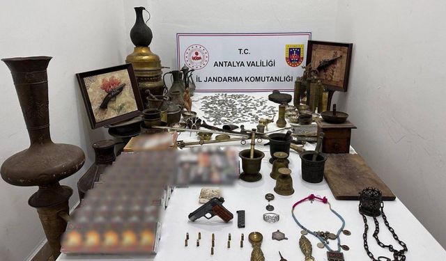 Antalya'da tarihi eser operasyonu