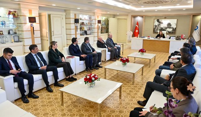 ATSO inşaat sektöründen Büyükşehir'e ziyaret