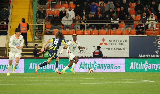 Alanyaspor, Fenerbahçe’ye yenildi: 2-3