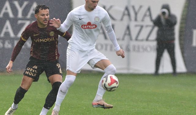 Gençlerbirliği, hazırlık maçında Çaykur Rizespor'u 2-1 yendi