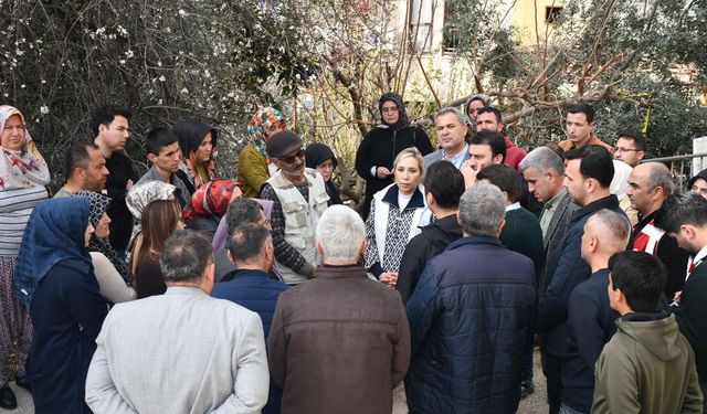 Alanya'da Ak Parti Milletvekilleri incelemede bulundu