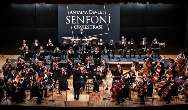 Antalya Devlet Senfoni Orkestrası sanatseverlerle buluştu