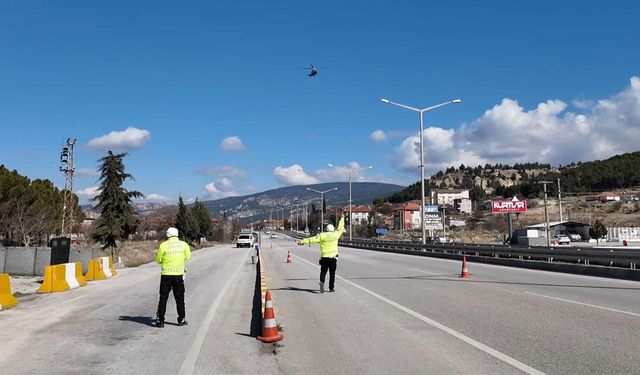 Helikopterli trafik denetim