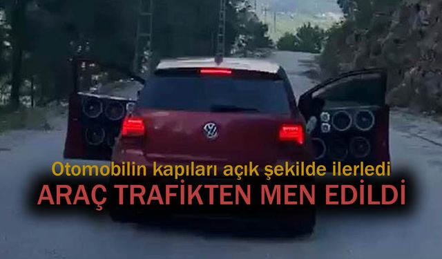 Alanya'da 15 yaşındaki sürücüsüne 60 bin lira ceza