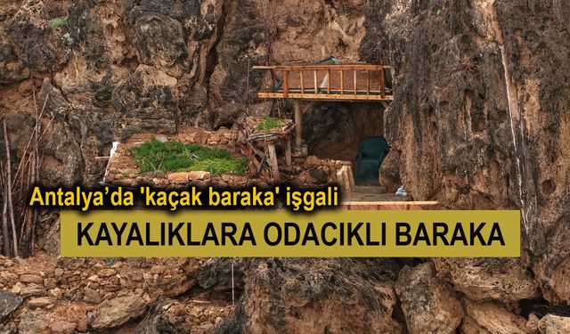 Koruma altındaki falezlerde 'kaçak baraka' işgali