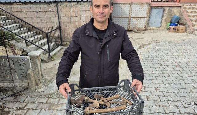 Eğirdir Gölü'nün suyu çekilen kıyı kesiminde insan kemikleri bulunan küpler ortaya çıktı