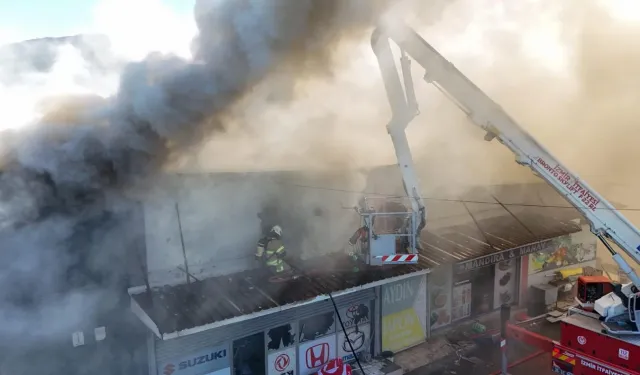 İşyeri yangını kontrol altına alındı