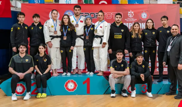 Konya bisiklette zirvede, judoda kürsüde