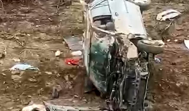 Otomobil şarampole yuvarlandı: 2 yaralı