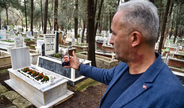 Sevgililer Günü'nde, çiçekle süsletilen mezara dijital ziyaret