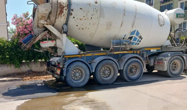 Yollara beton döken miksere para cezası