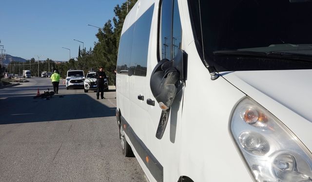 Kazada motosiklet sürücüsü yaralandı