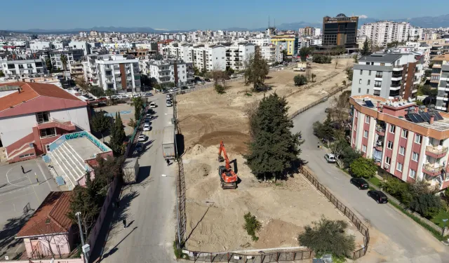 Antalya Muratpaşa'dan 16 bin metrekarelik yeni park çalışması