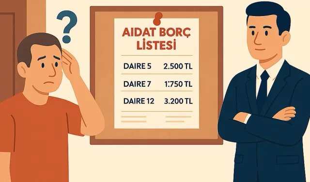 Apartman ve siteler için tarihi karar! Aidat borç listesi asmak yasaklandı