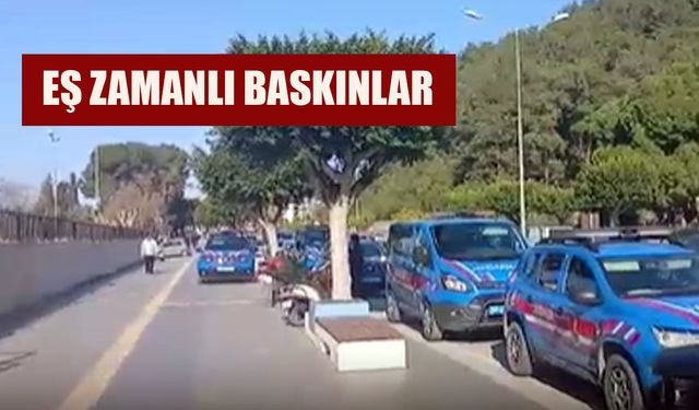 Manavgat'ta operasyonda gözaltına alınan 40 şüpheliden 12'si tutuklandı