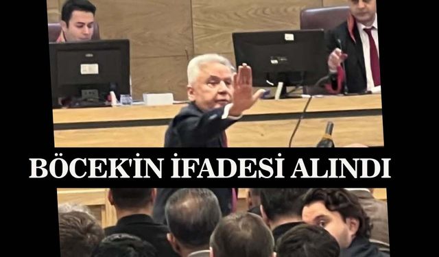 Antalya'da 'rüşvet' ve 'yolsuzluk' davası başladı: Böcek'in ifadesi alındı