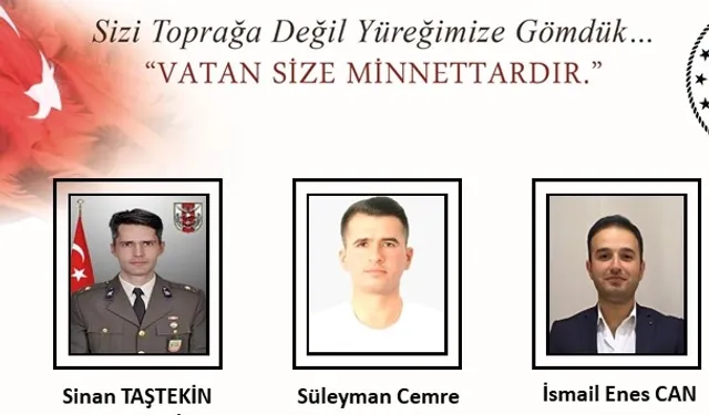 Cumhurbaşkanı Erdoğan'dan helikopter kazasındaki şehitlere taziye mesajı