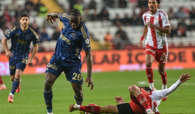 Antalyaspor, Fenerbahçe ile 2-2 berabere kaldı