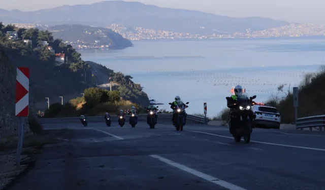 Jandarmadan motosiklet sürüş eğitimi tamamlandı