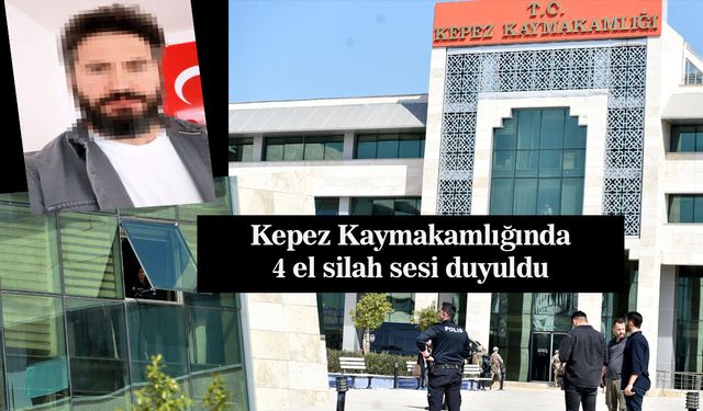 Antalya'da kaymakamlık binasında ateş açıp, kendini odaya kilitledi