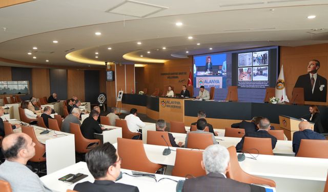 Alanya Belediyesi Mart Ayı Olağan Meclis Toplantısı gerçekleşti