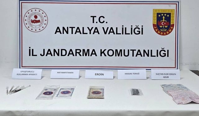 Antalya Döşemealtı'nda uyuşturucu operasyonu