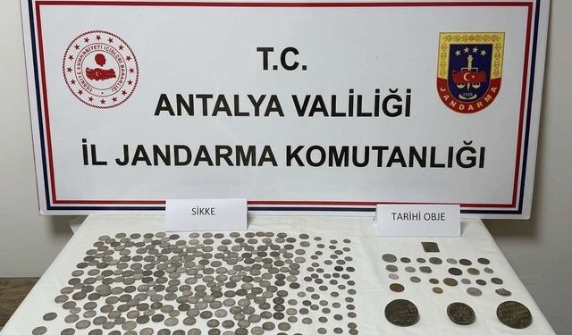 Kaş'ta tarihi eser kaçakçılığı operasyonu