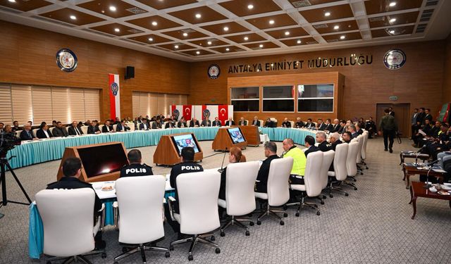 Cumhurbaşkanlığı Bisiklet Turu öncesi Antalya'da koordinasyon toplantısı