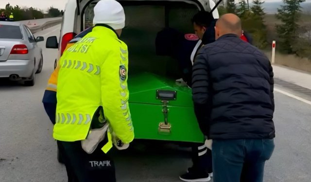 Motosiklet devrildi: 1 ölü, 1 yaralı