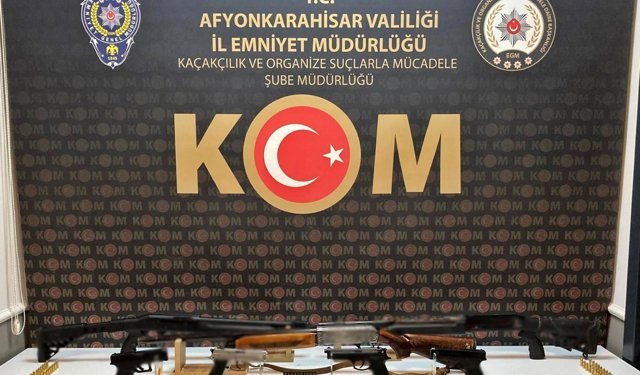 Ruhsatsız silah operasyonuna 1 tutuklama