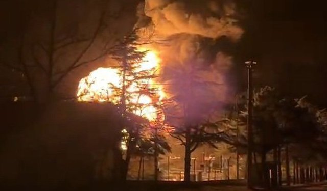 Trafo yangını söndürüldü