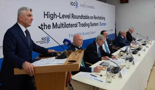 Bakan Bolat Brüksel'de yuvarlak masada konuştu