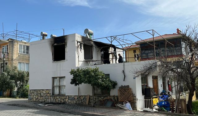 Gazipaşa'da ev yandı: 2 çocuk hastanelik oldu