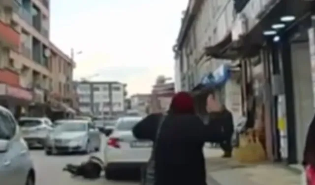 Engelli yayaya çarptı, kaçtı!
