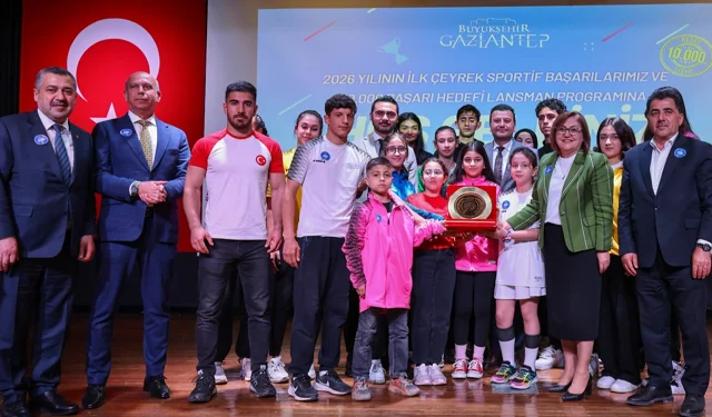 Gaziantep'te sporda hedef 10 bin başarı