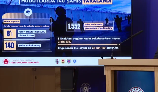 Son bir haftada 140 kaçak geçiş girişimi engellendi