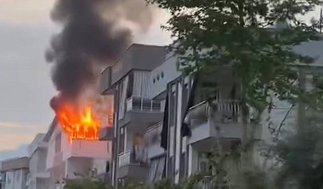 Prizde başlayan yangın mutfağa sıçradı