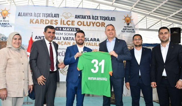 AK Parti Alanya ve Antakya İlçe Teşkilatları Kardeşlik Buluşması gerçekleştirdi