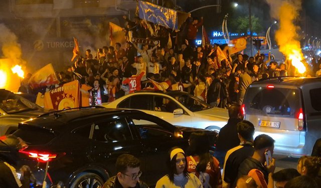 Galatasaray'ın şampiyonluk coşkusu başladı